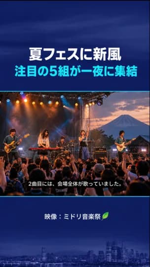 FikaClip で作成したショート動画の例 5