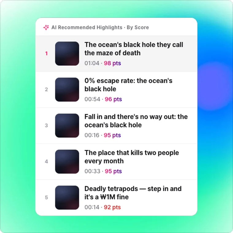 Highlights that stop the scroll