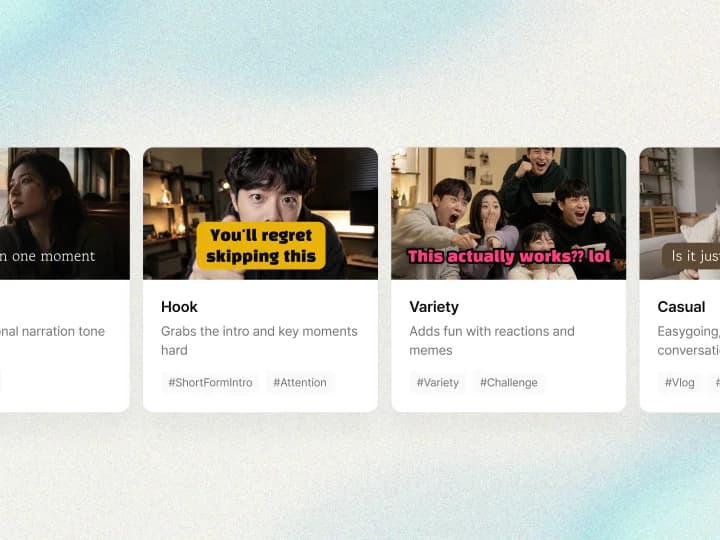 AI motion caption generation