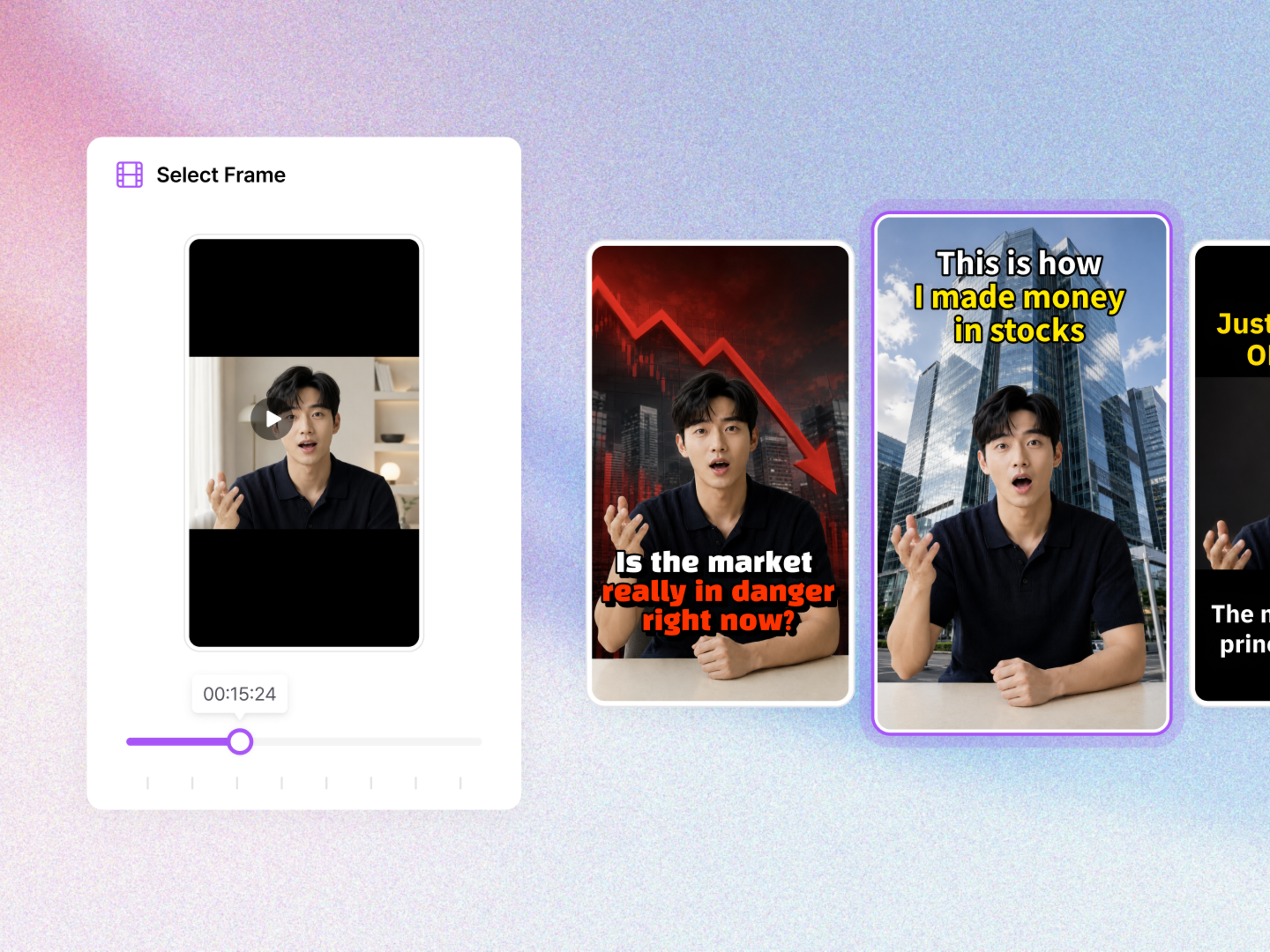 AI thumbnail generation